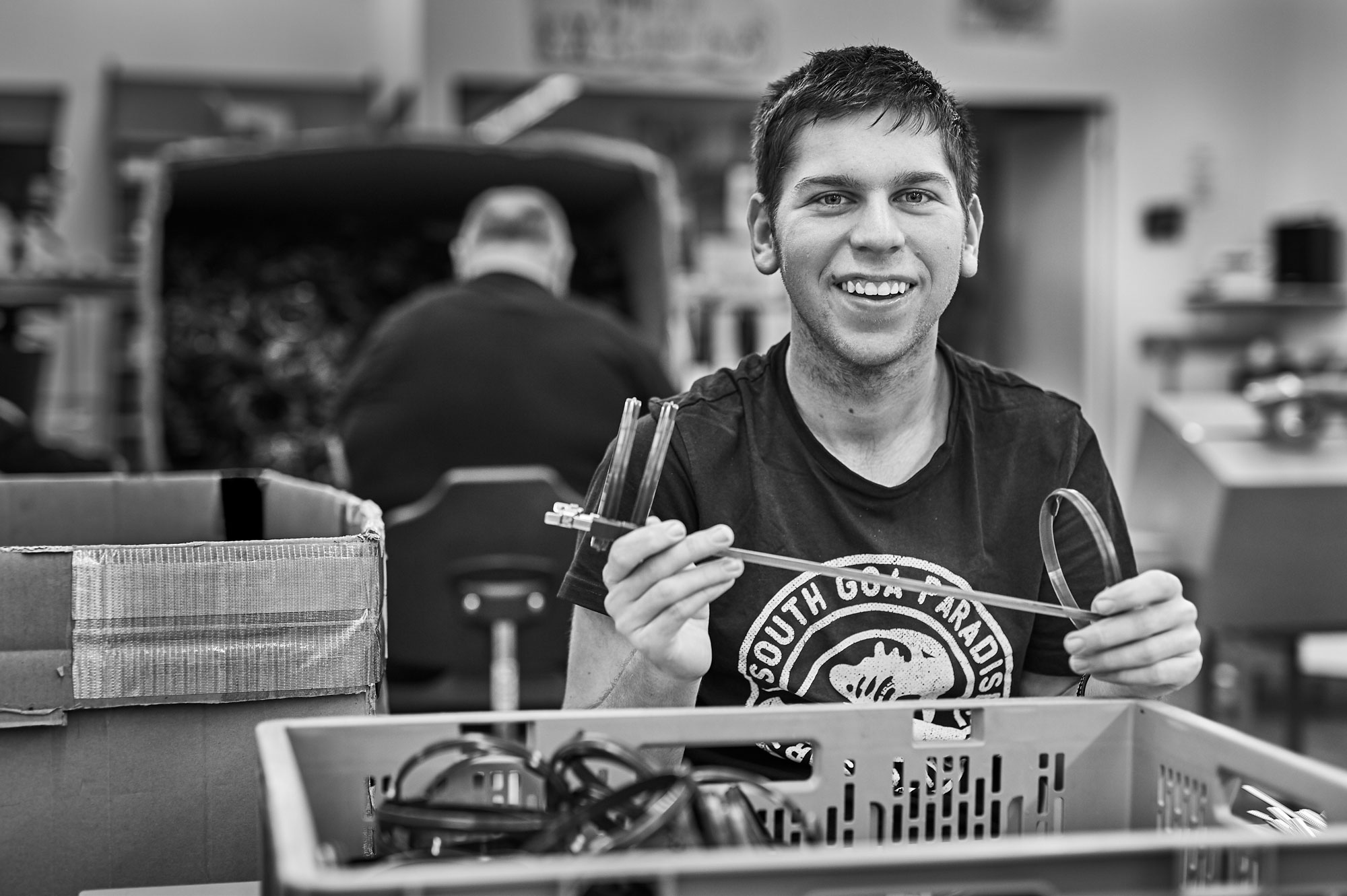 BS Sommeri Arbeit in der Werkstatt